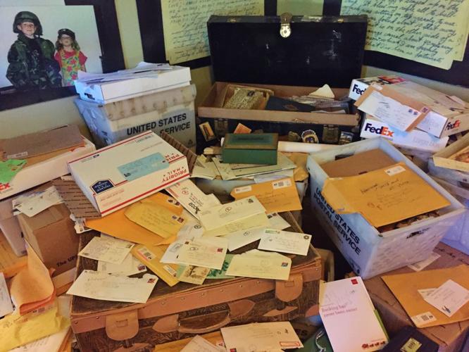 Piles of war letters