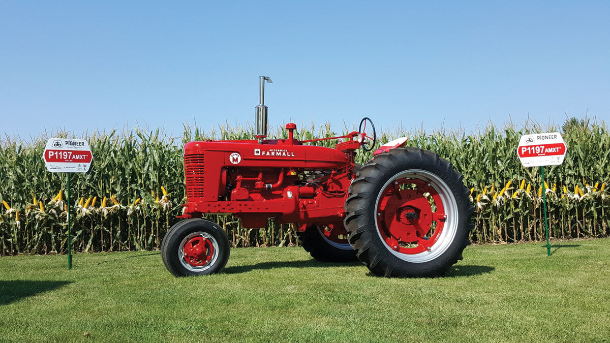 Dave Kestel had his Grandpa Frank’s 1954 Super M Farmall