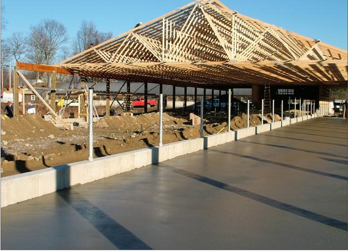 Truss roof construction