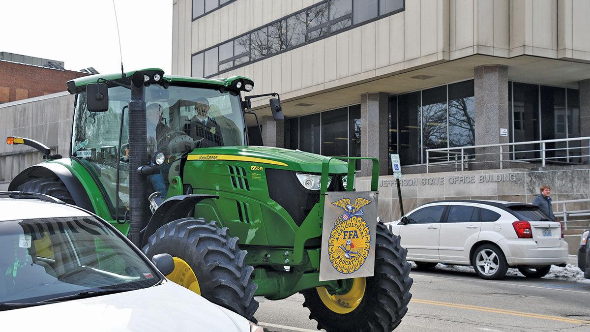 Paxton Dahmer, “Drive Your Tractor to Work” event