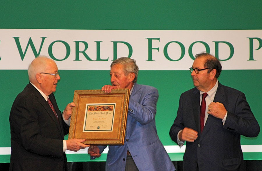 World Food Prize winner brings seeds where needed