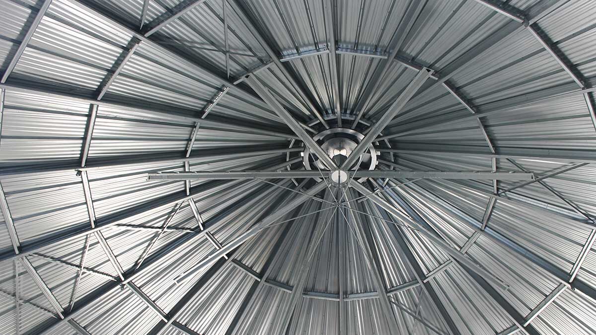 grain bin roof