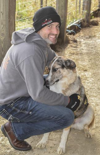 Nate Kliebenstein with Auggie