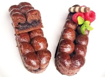 Chocolate brioche made with rice