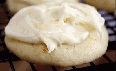 Frosted Orange Drop Cookies