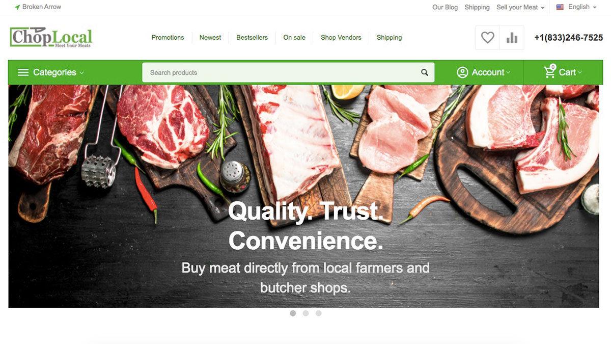 ChopLocal, an online marketplace