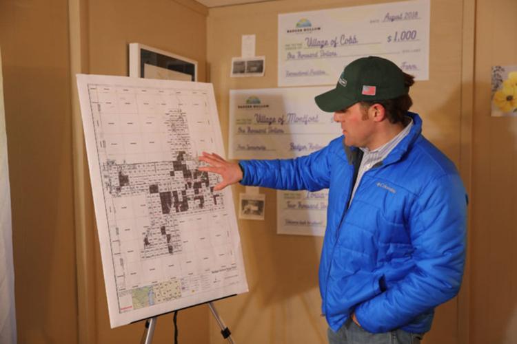 Dan Litchfield with plans