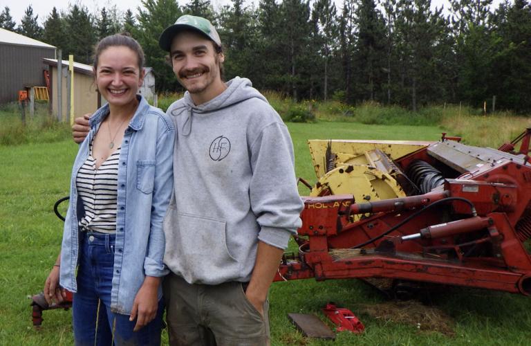 Madeline Gould and Timmy Heikkila