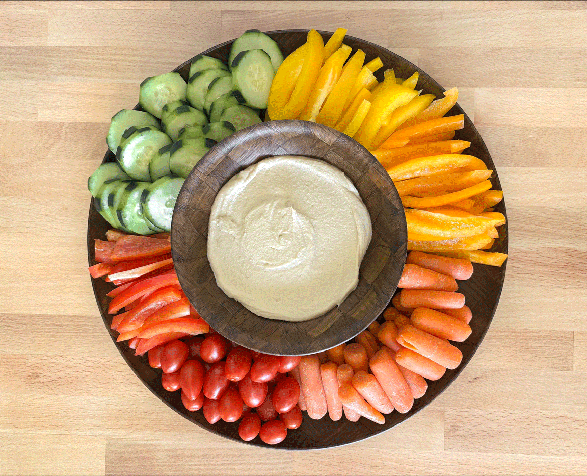 fruit and veggie tray