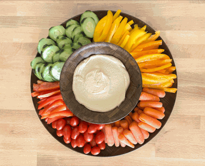 fruit and veggie tray