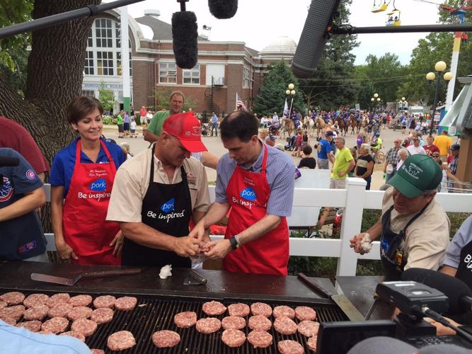 Scott Walker at Iowa State Fair