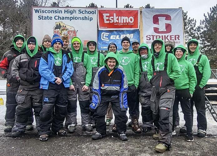 Winneconne high school ice-fishing team