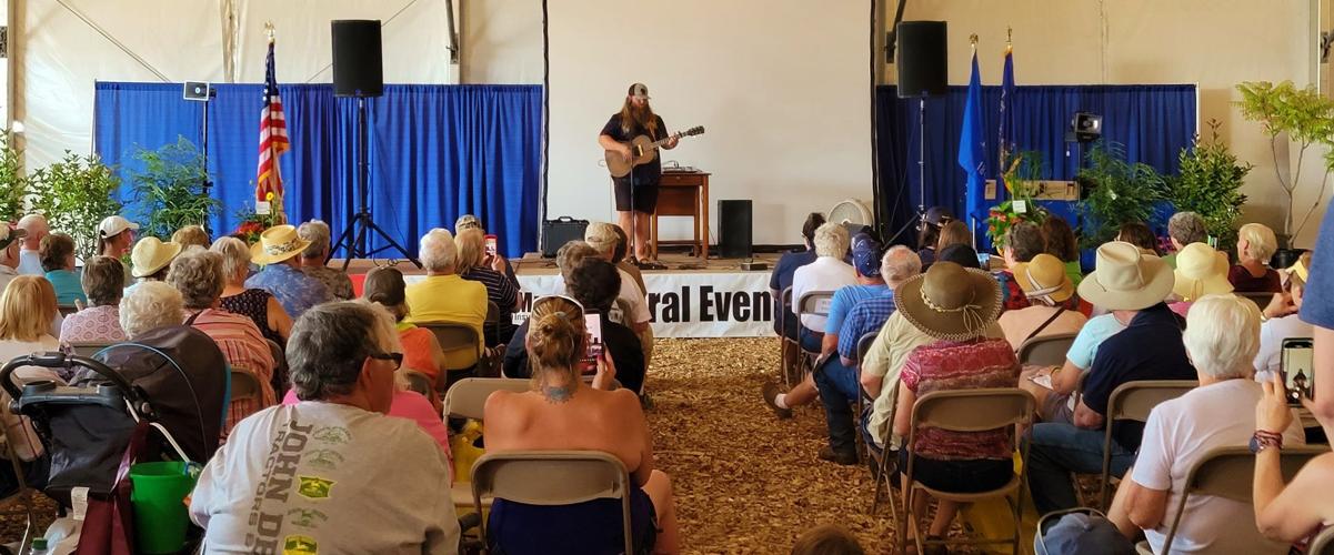 Chris Kroeze performs at 2021 Wisconsin Farm Technology Days