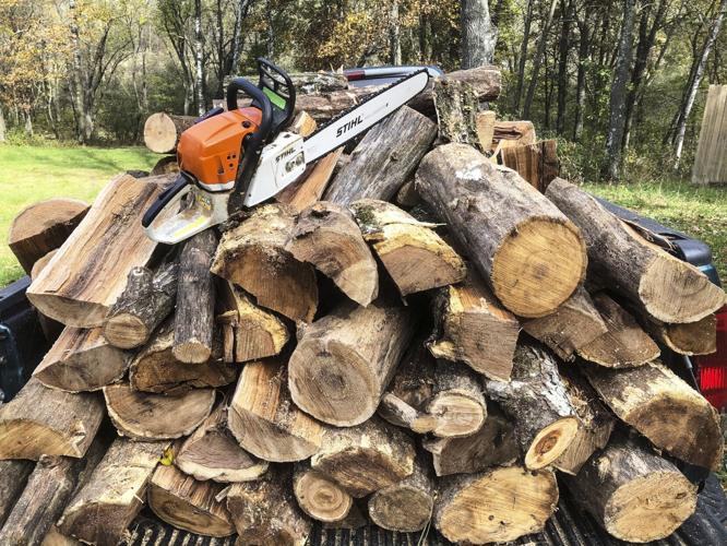 Firewood in truck
