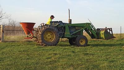 Fertilizing pastures