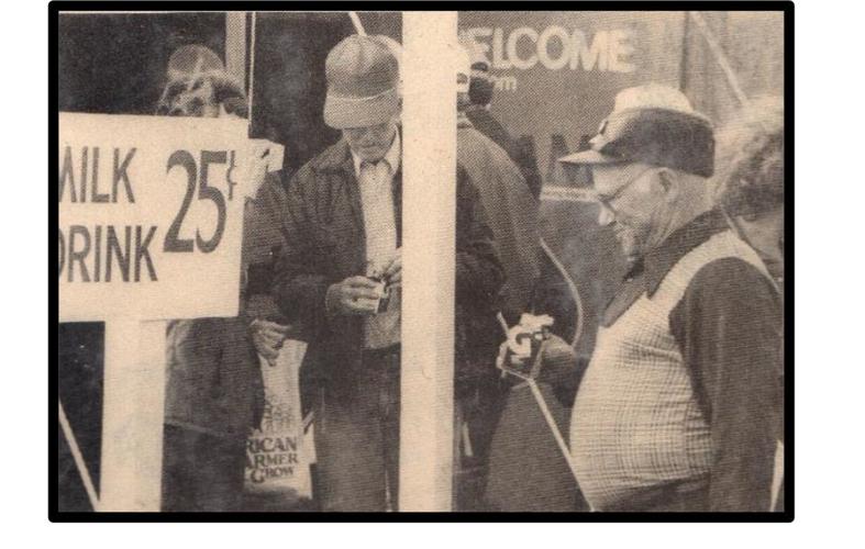 Milk drinks 25 cents