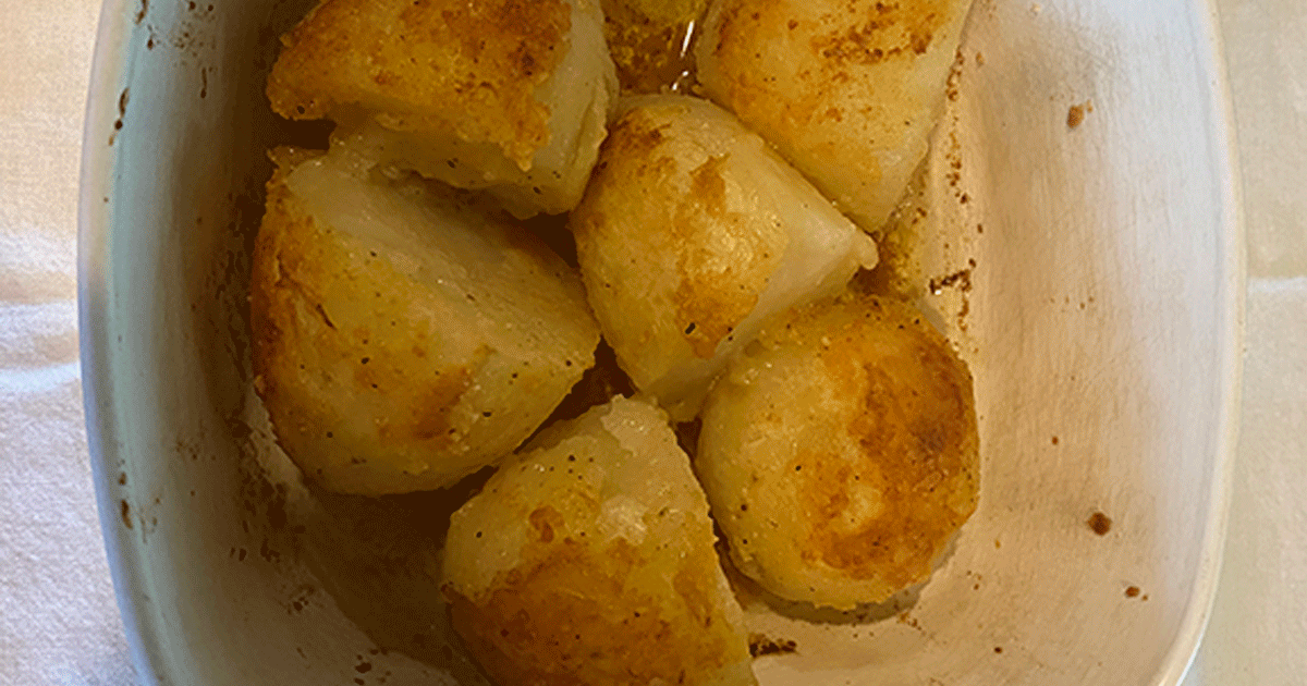 Golden Parmesan Potatoes recipe