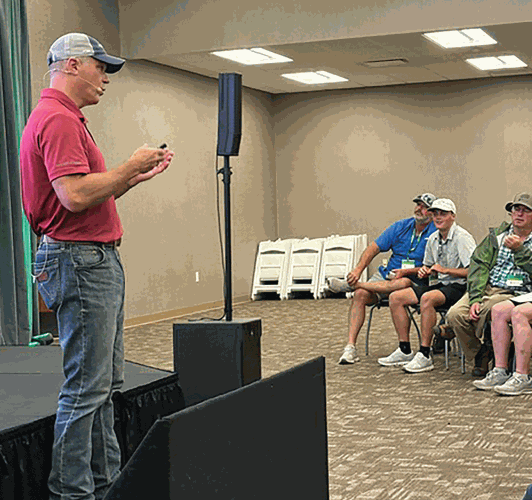 Matt Bennett grain market consultant for Beck’s