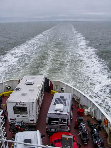 Ferry wake