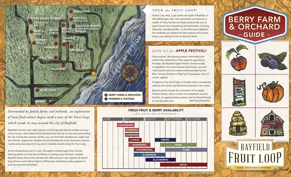 Berry Farms and Orchards map