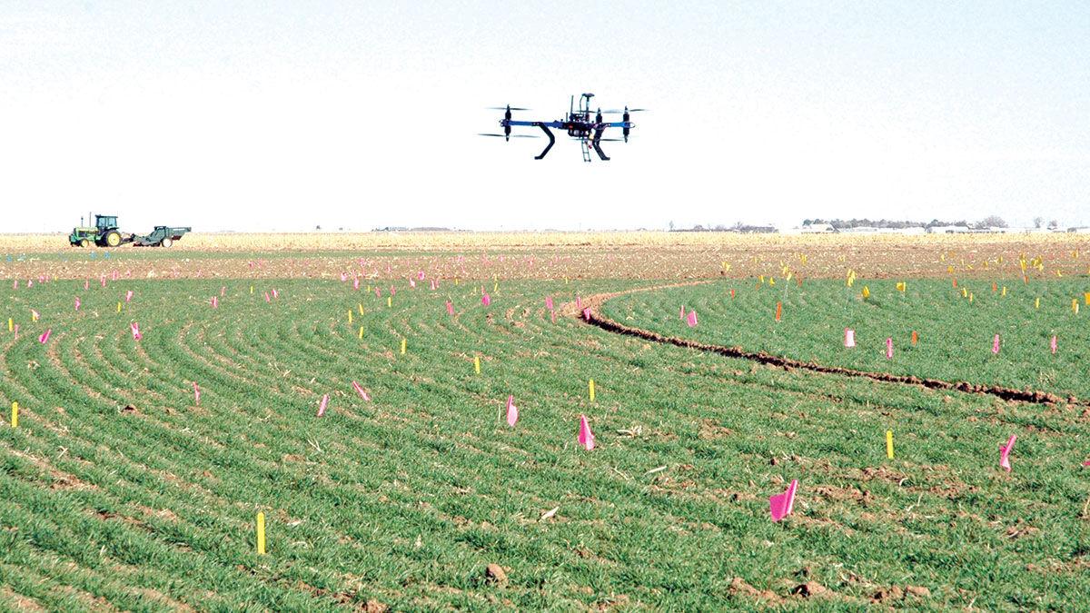 Farm technology with drone