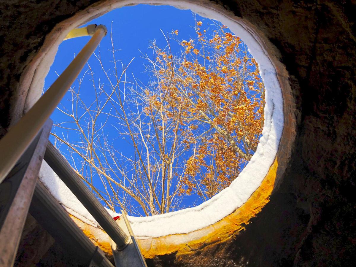Skylight from cistern