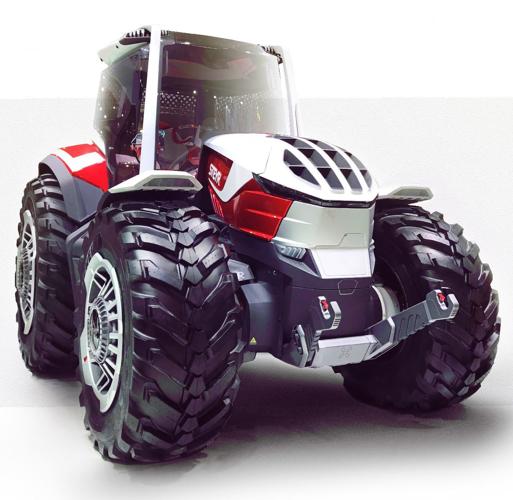 STEYR Konzept hybrid tractor