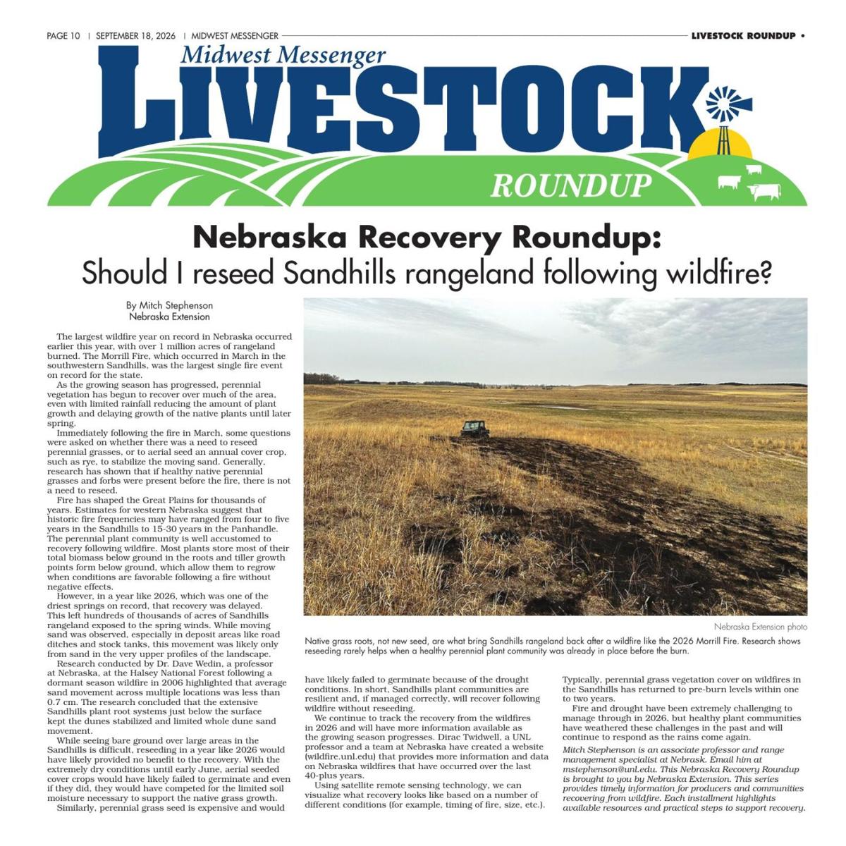 Livestock Roundup 09-18-26