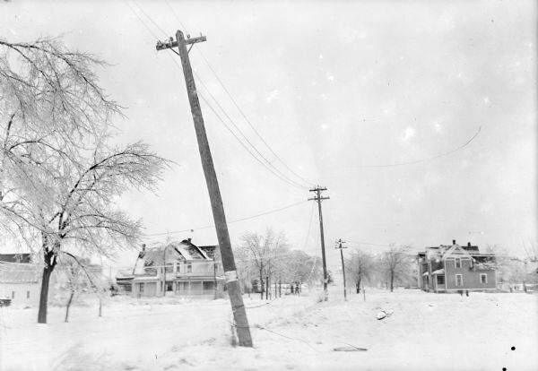Ice storm Feb. 22, 1922
