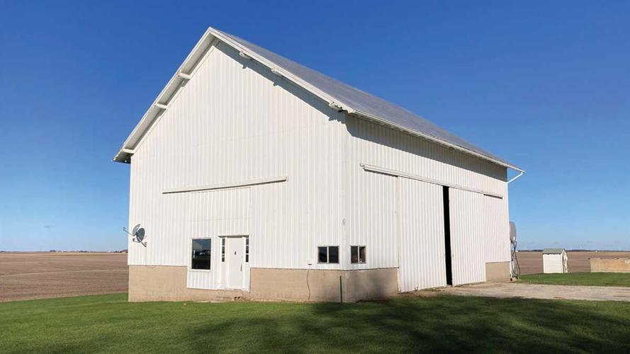Larkin family white barn