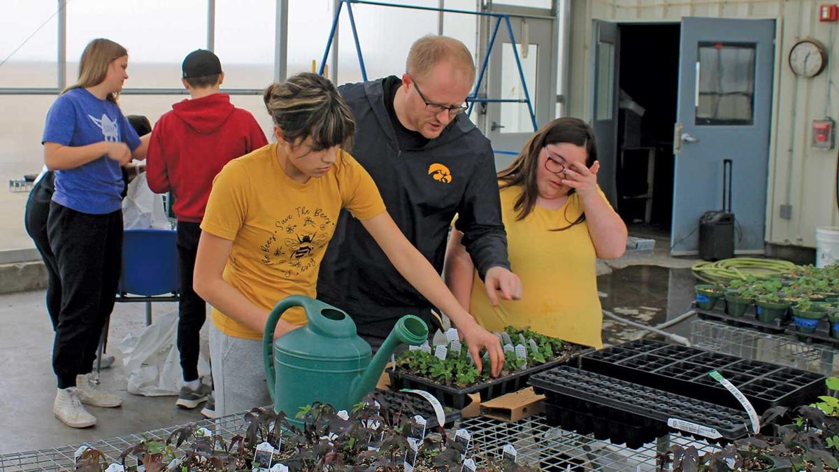 Agriculture teacher Zach Morris