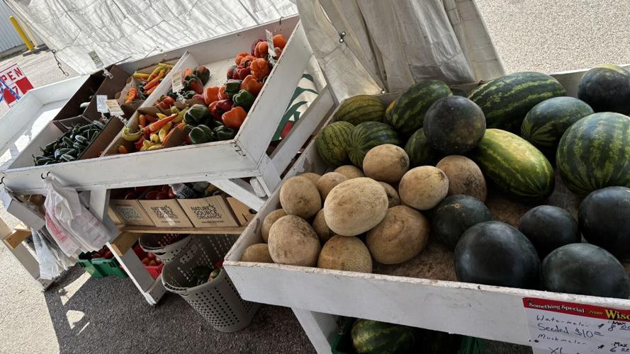 Peppers and melons
