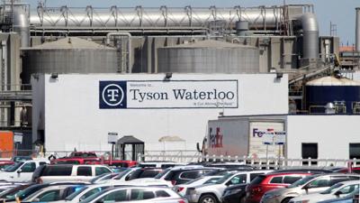 Tyson Fresh Meats on North Elk Run Road in Waterloo
