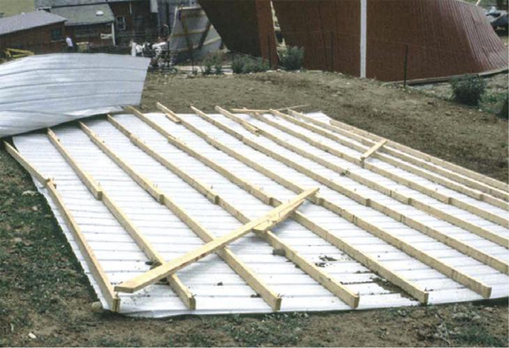 Figure 8. Metal-sheeting attachment