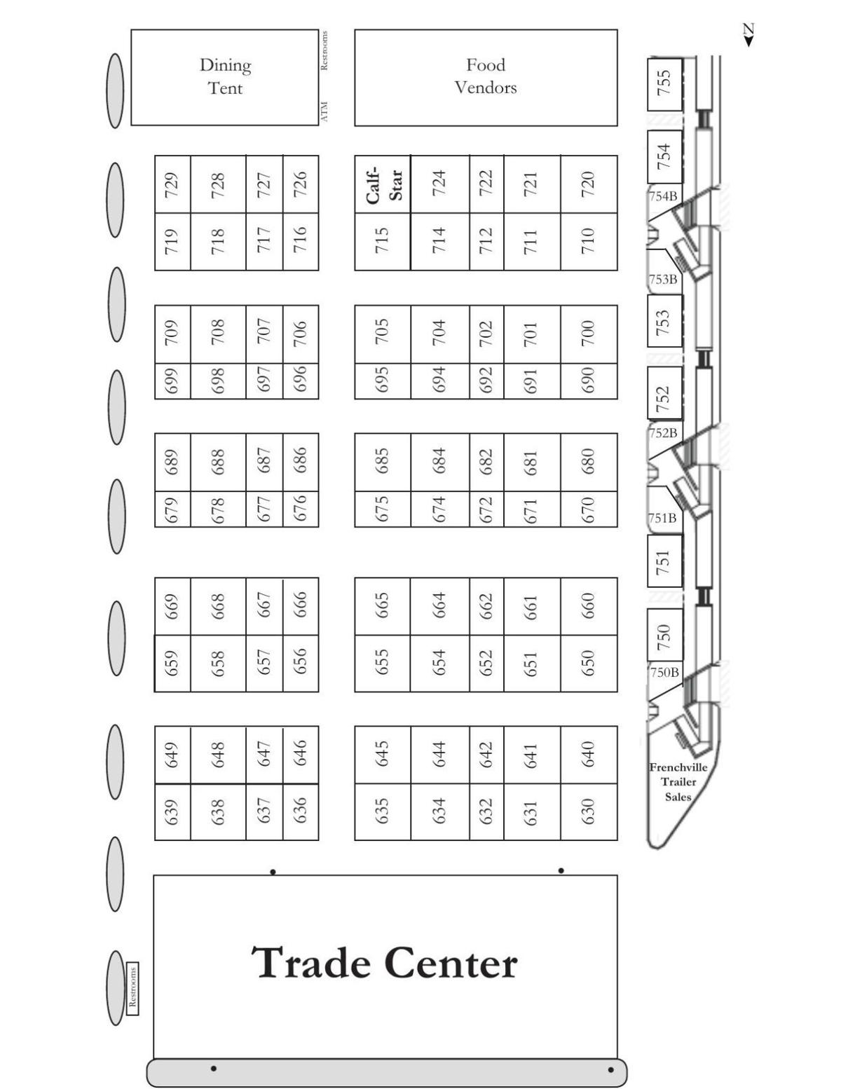 World Dairy Expo Outdoor Trade Mall map