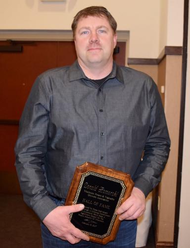 Jon Hamerski accepting late father's honor