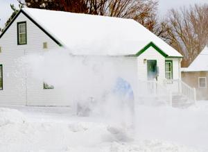 Snow blowing