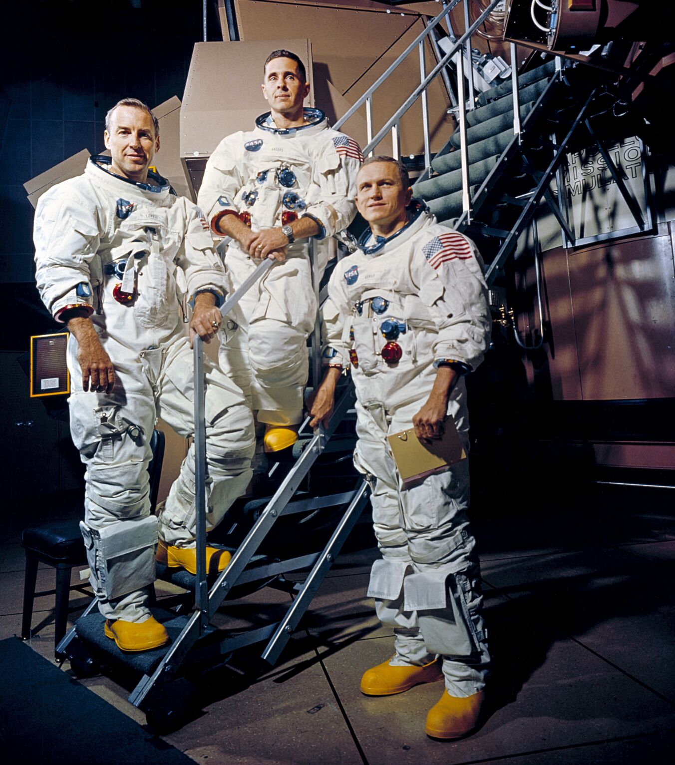 Bill Anders, Jim Lovell and Frank Borman