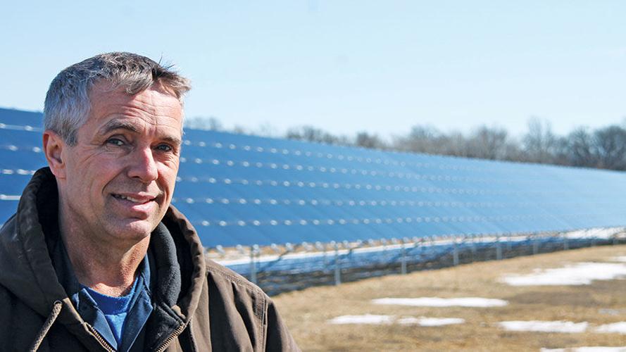 Kevin Leistikow installed solar panels