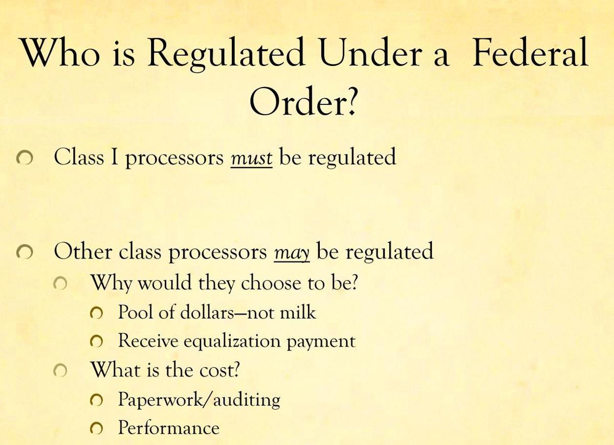 Who is Regulated?