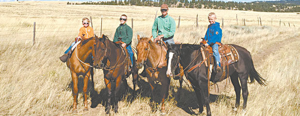 Steve with three of his children