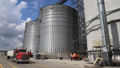 Truck at SIRE plant near Council Bluffs, Iowa