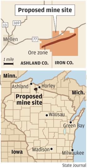 Proposed mine site