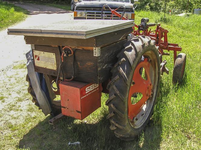 Solar-powered tractor