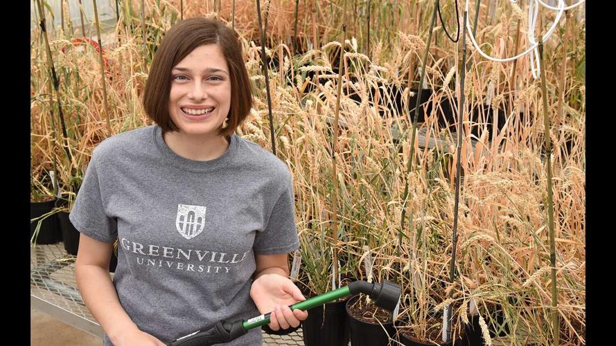 Emma Leonhard, a Greenville University student