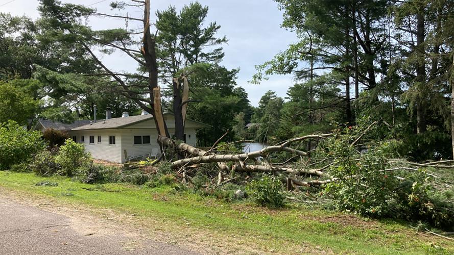 Tornado damage