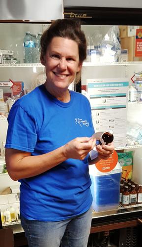 LuAnn Troxel in veterinary office