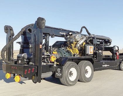 Puck Force Feed Tandem Trailer