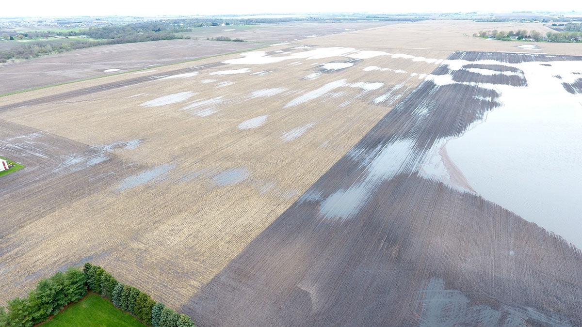 drone photo of Dave Kestlel’s farm
