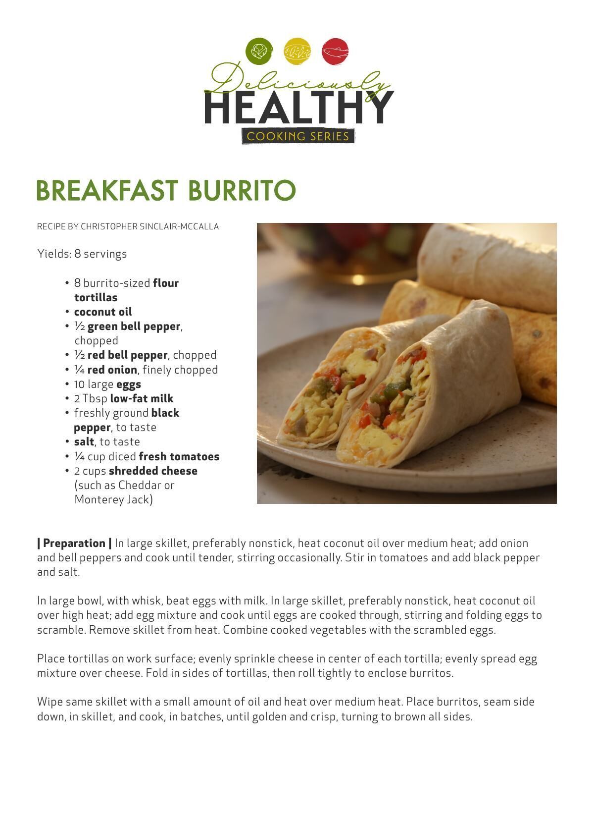 Download the breakfast burrito recipe here